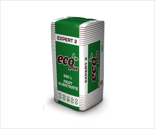 Торф'яний субстрат для квітів ECO PLUS EXPERT 2 Професіна лінійка